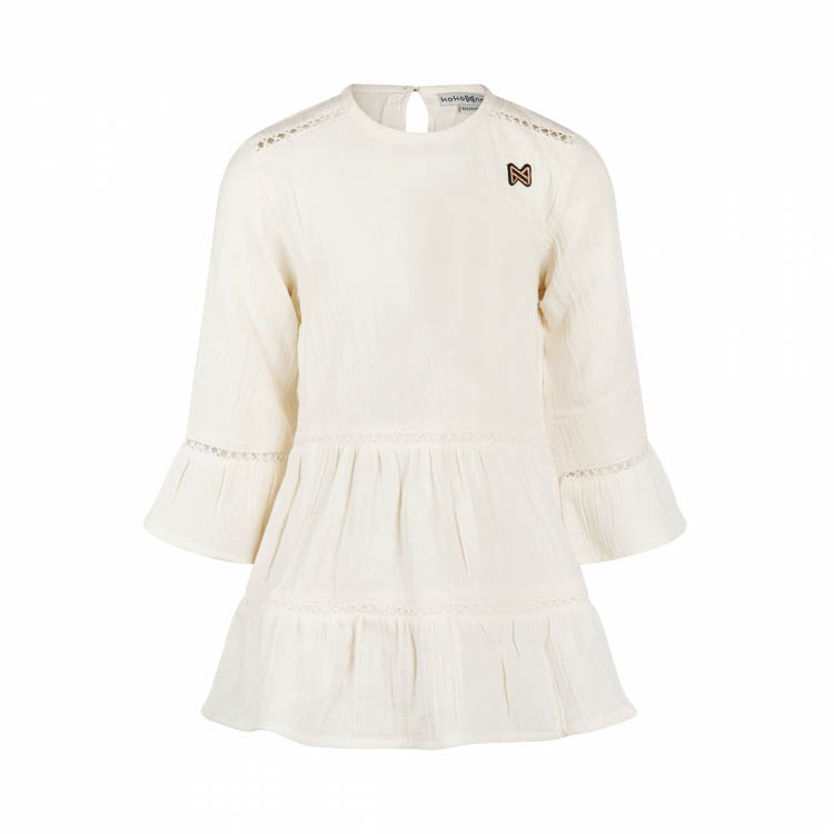Koko Noko R-girls 1 Meisjes Jurk - Off white - Maat 104