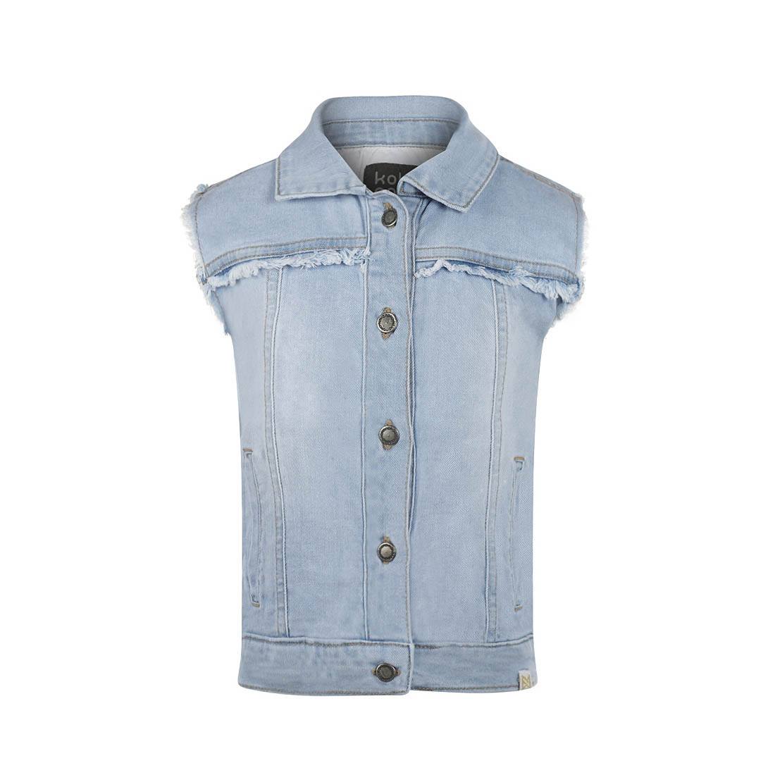 Koko Noko R-girls 1 Meisjes Gilet - Blue jeans - Maat 104