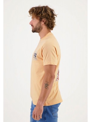 Gabbiano T-shirt soft peach | Freewear T-shirt - www.freewear.nl - Freewear