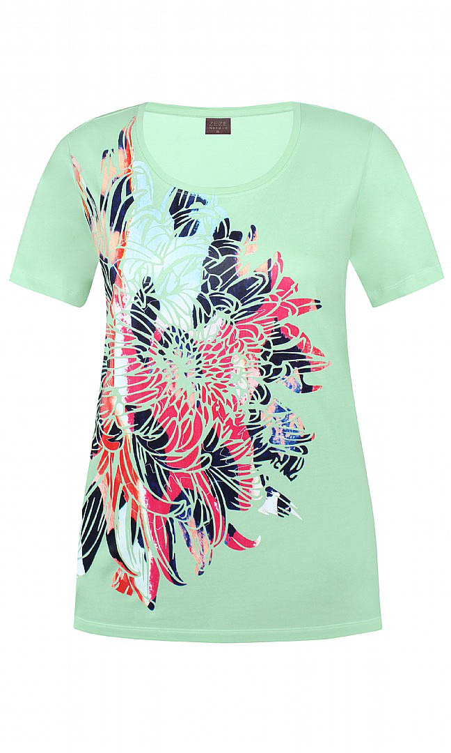 Ze-Ze (Maatje Meer) T-shirt Ss Fazila