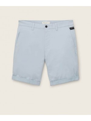 Tom Tailor Slim chino shorts foggy blue | Freewear Slim chino shorts - www.freewear.nl - Freewear