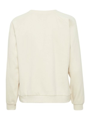 ICHI IHLEla Brushed Sweater 3 almond milk | Freewear IHLEla Brushed Sweater 3 - www.freewear.nl - Freewear