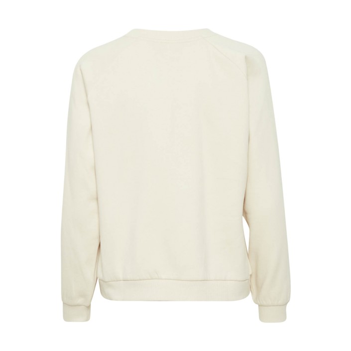 ICHI IHLEla Brushed Sweater 3 almond milk | Freewear IHLEla Brushed Sweater 3 - www.freewear.nl - Freewear