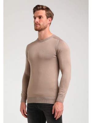 Gabbiano Tricots Sweater taupe | Freewear Tricots Sweater - www.freewear.nl - Freewear