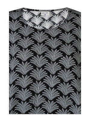 Ze-Ze Blouse Relly l/s print zwart | Freewear Blouse Relly l/s print - www.freewear.nl - Freewear
