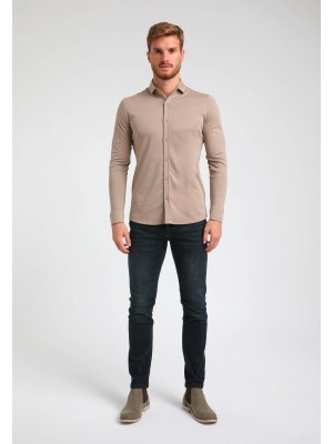 Multi Brands Premium Overhemd Taupe | Freewear Premium Overhemd - www.freewear.nl - Freewear
