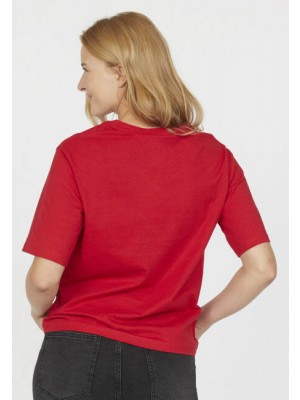 Sisters Point T-shirt Heka-Loose ss rood | Freewear T-shirt Heka-Loose ss - www.freewear.nl - Freewear