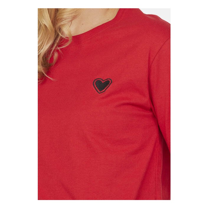Sisters Point T-shirt Heka-Loose ss rood | Freewear T-shirt Heka-Loose ss - www.freewear.nl - Freewear