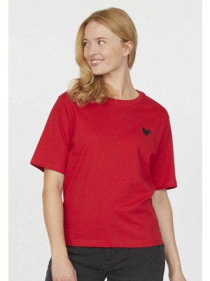 Sisters Point T-shirt Heka-Loose ss rood | Freewear T-shirt Heka-Loose ss - www.freewear.nl - Freewear