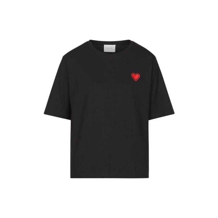 Sisters Point T-shirt Heka-Loose ss zwart | Freewear T-shirt Heka-Loose ss - www.freewear.nl - Freewear