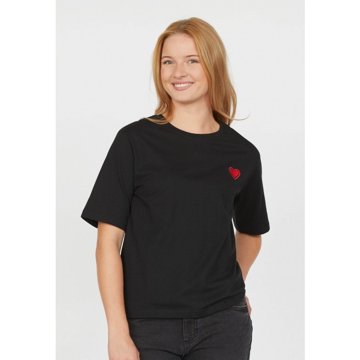 Sisters Point T-shirt Heka-Loose ss zwart | Freewear T-shirt Heka-Loose ss - www.freewear.nl - Freewear