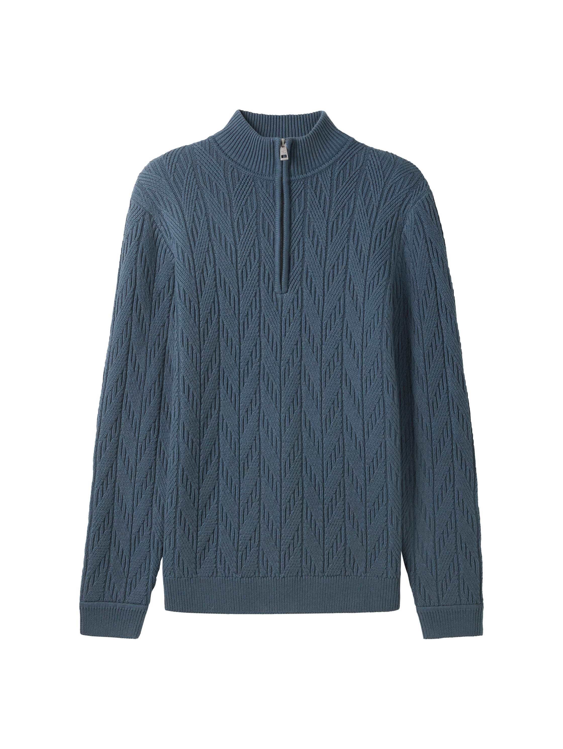 Tom Tailor Structured Cable Knit Troyer