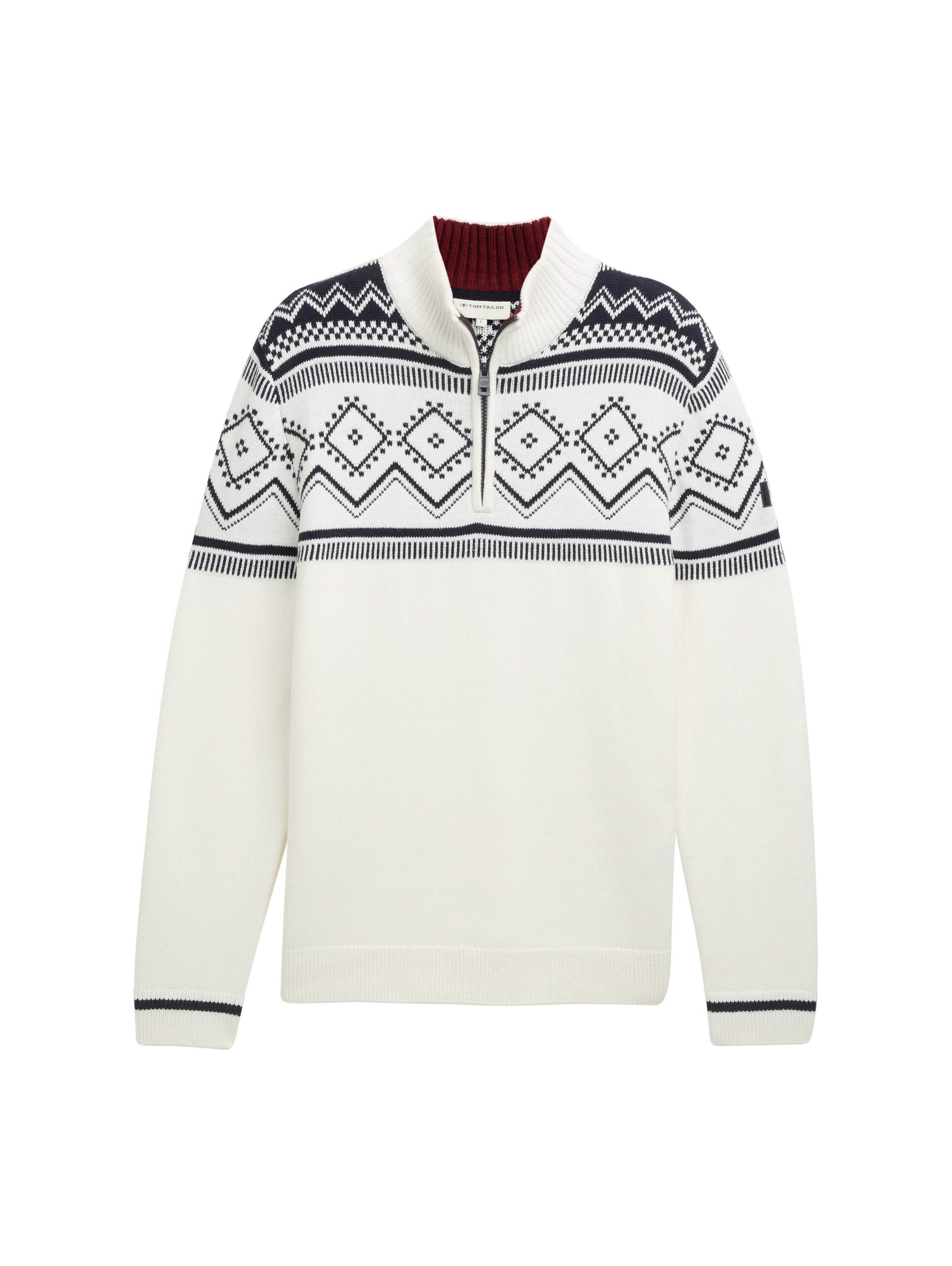 Tom Tailor Fair Isle Knit Troyer