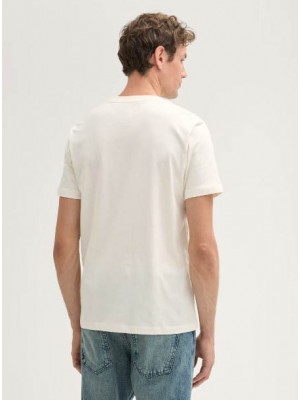 Tom Tailor T-shirt photoprint wool white | Freewear T-shirt photoprint - www.freewear.nl - Freewear