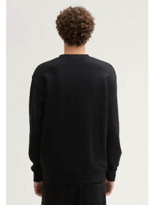 Tom Tailor Circularity crew neck zwart | Freewear Circularity crew neck - www.freewear.nl - Freewear