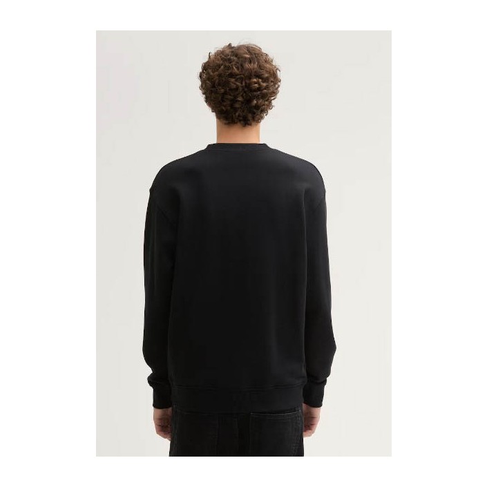 Tom Tailor Circularity crew neck zwart | Freewear Circularity crew neck - www.freewear.nl - Freewear