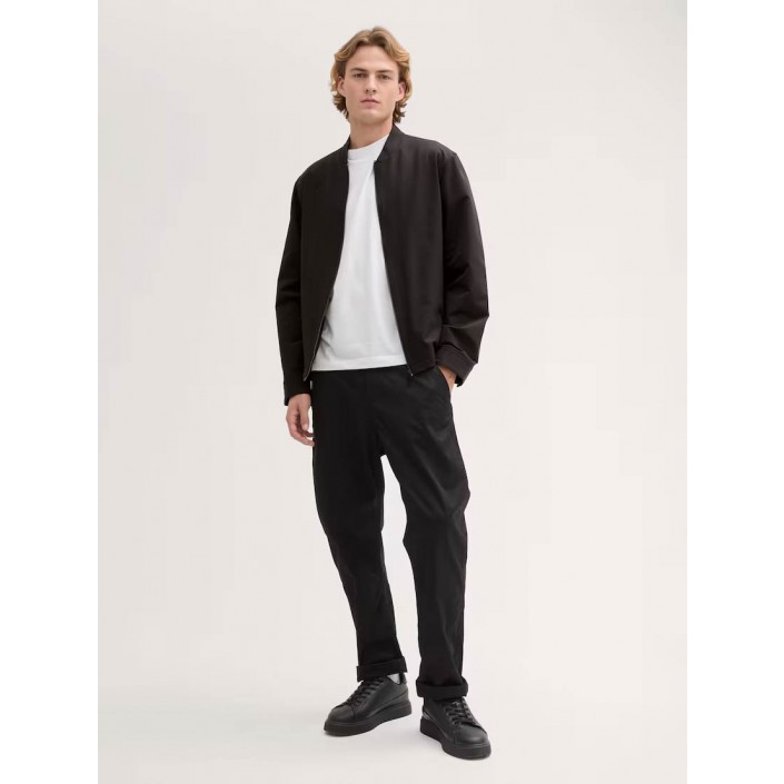 Tom Tailor Tech Bomber Jacket zwart | Freewear Tech Bomber Jacket - www.freewear.nl - Freewear