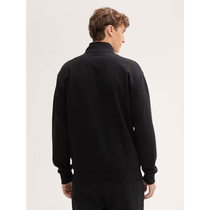 Tom Tailor Collar Zipper Jacket zwart | Freewear Collar Zipper Jacket - www.freewear.nl - Freewear