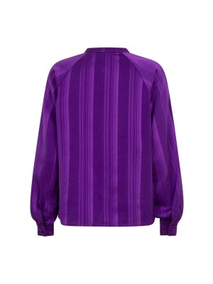 Lofty Manner Blouse Lidian Purple | Freewear Blouse Lidian - www.freewear.nl - Freewear