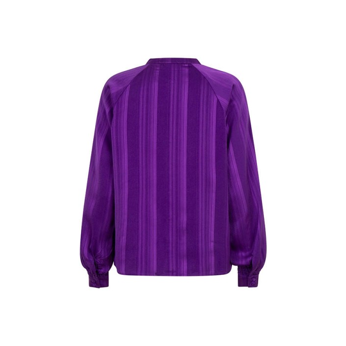 Lofty Manner Blouse Lidian Purple | Freewear Blouse Lidian - www.freewear.nl - Freewear