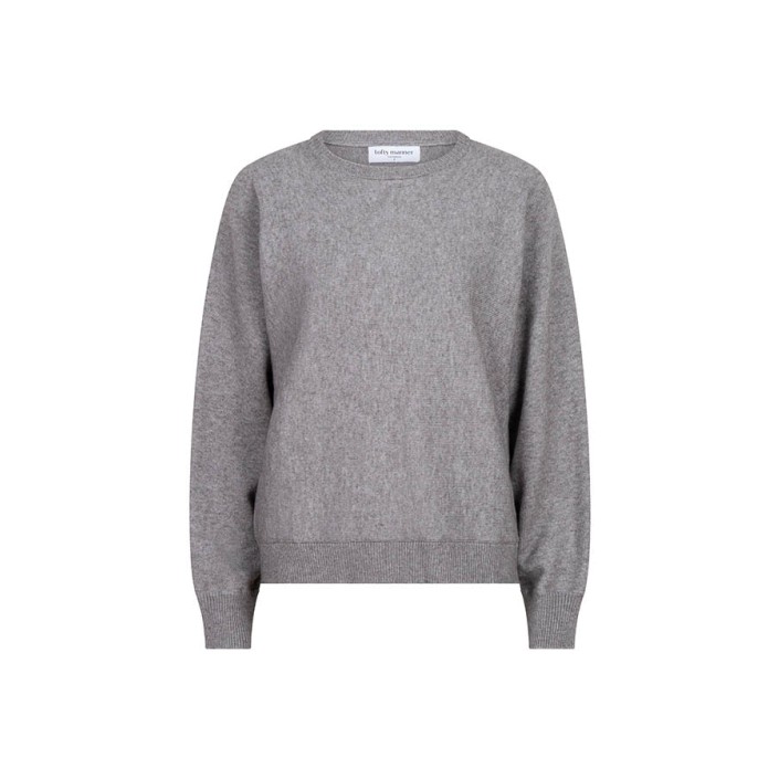 Lofty Manner Sweater Elayna grijs | Freewear Sweater Elayna - www.freewear.nl - Freewear