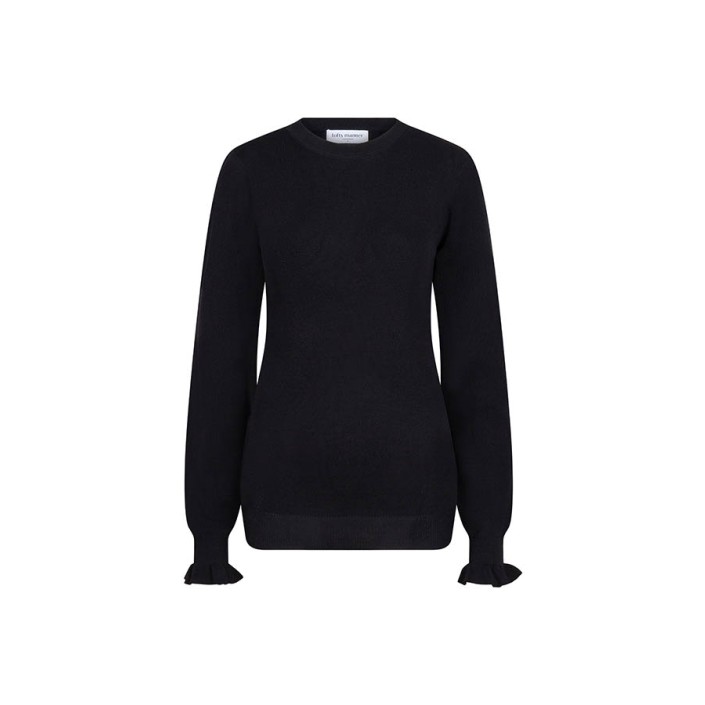 Lofty Manner Sweater Ilja zwart | Freewear Sweater Ilja - www.freewear.nl - Freewear