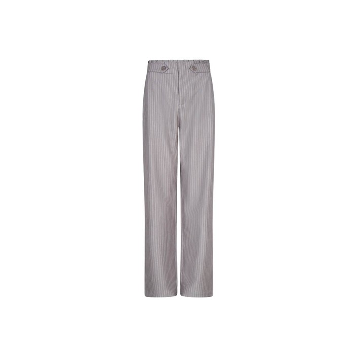 Lofty Manner Trouser Nienke grey/white | Freewear Trouser Nienke - www.freewear.nl - Freewear