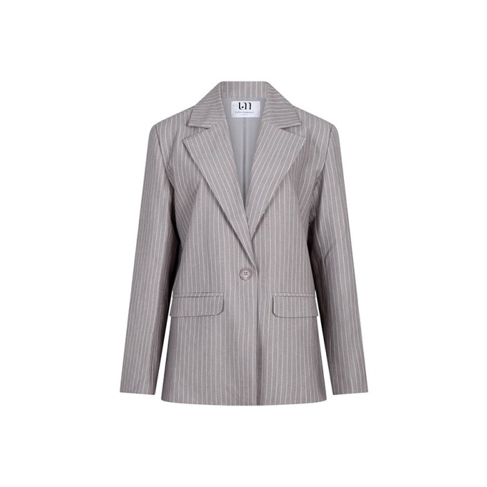 Lofty Manner Blazer Liset grijs/wit | Freewear Blazer Liset - www.freewear.nl - Freewear