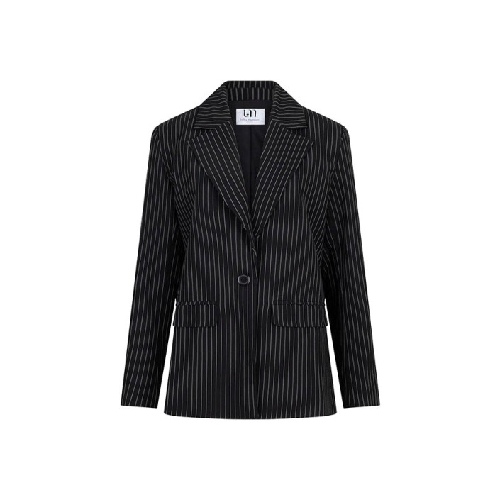 Lofty Manner Blazer Liset zwart/wit | Freewear Blazer Liset - www.freewear.nl - Freewear