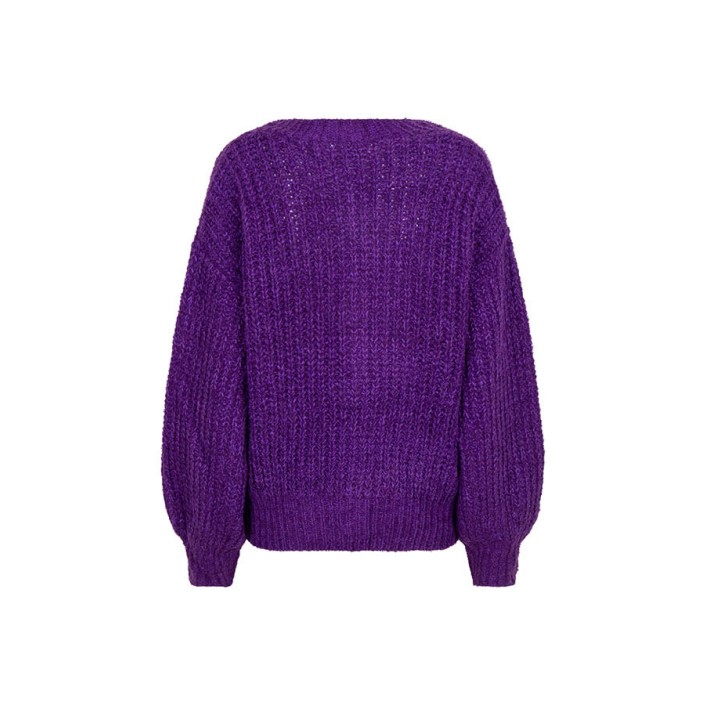 Lofty Manner Cardigan Isa Purple | Freewear Cardigan Isa - www.freewear.nl - Freewear