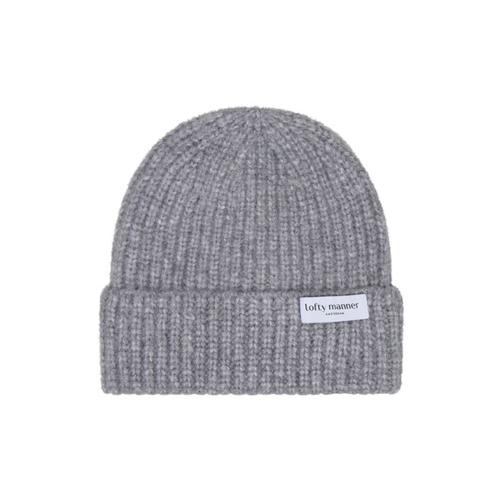 Lofty Manner Beanie Rosana grijs | Freewear Beanie Rosana - www.freewear.nl - Freewear