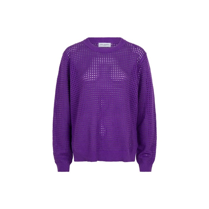 Lofty Manner Sweater Sia paars | Freewear Sweater Sia - www.freewear.nl - Freewear
