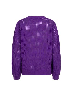 Lofty Manner Sweater Sia paars | Freewear Sweater Sia - www.freewear.nl - Freewear