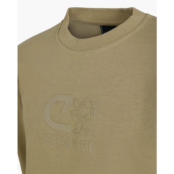 Cruyff Ki Classic Crewneck sand | Freewear Ki Classic Crewneck - www.freewear.nl - Freewear