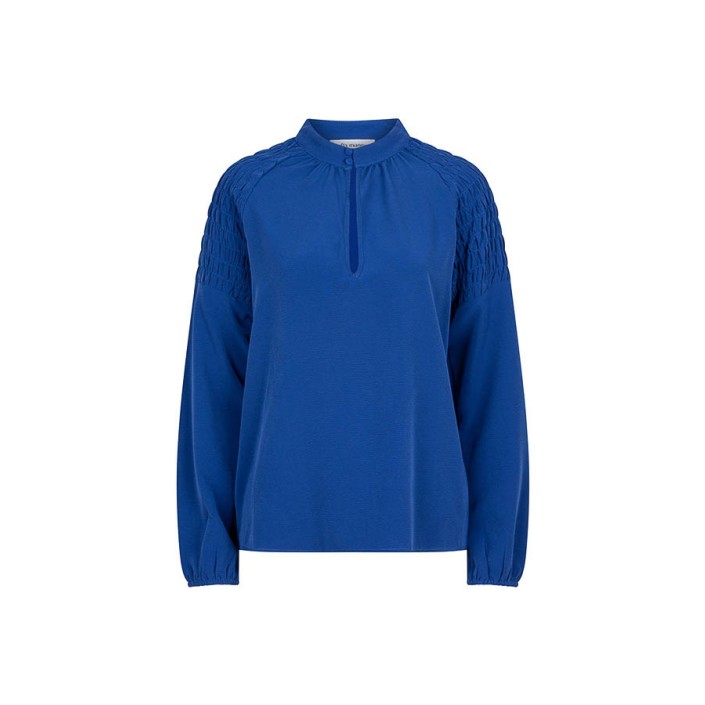 Lofty Manner Blouse Zuri navy blue | Freewear Blouse Zuri - www.freewear.nl - Freewear