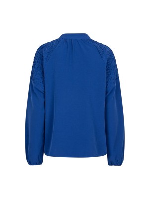 Lofty Manner Blouse Zuri navy blue | Freewear Blouse Zuri - www.freewear.nl - Freewear