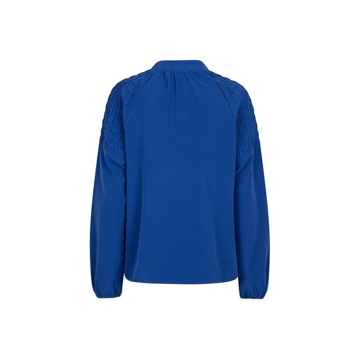 Lofty Manner Blouse Zuri navy blue | Freewear Blouse Zuri - www.freewear.nl - Freewear