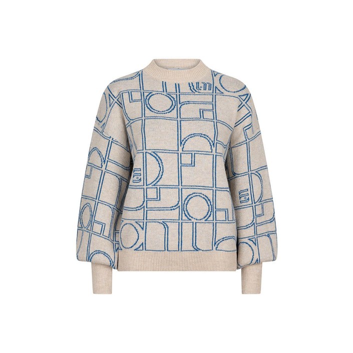 Lofty Manner Sweater Adora Monogram print | Freewear Sweater Adora - www.freewear.nl - Freewear
