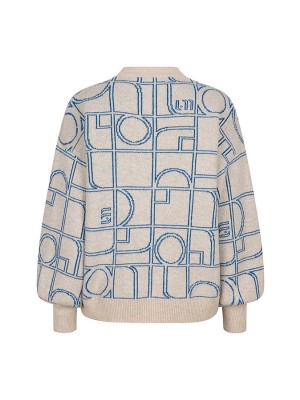 Lofty Manner Sweater Adora Monogram print | Freewear Sweater Adora - www.freewear.nl - Freewear