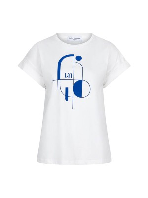 Lofty Manner T-shirt Milu wit | Freewear T-shirt Milu - www.freewear.nl - Freewear