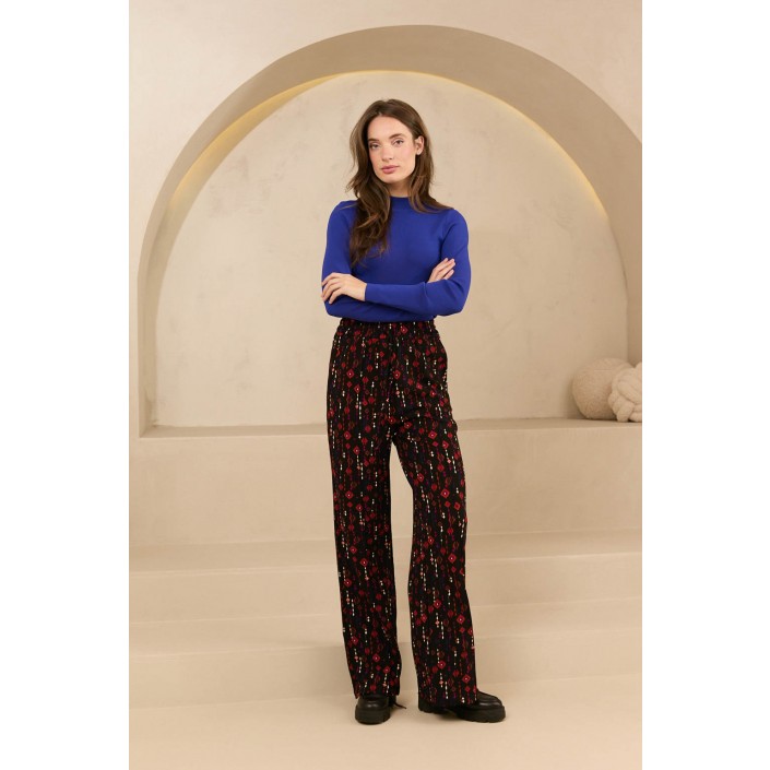 Lofty Manner Sweater Marie blue | Freewear Sweater Marie - www.freewear.nl - Freewear