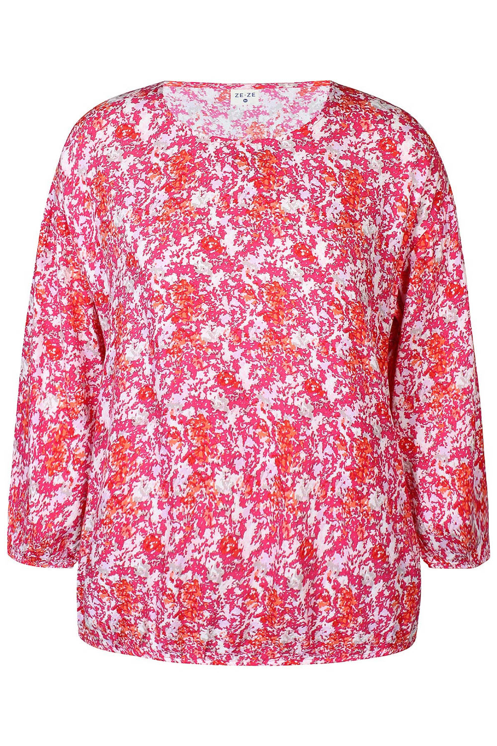 Ze-Ze (Maatje Meer) Relly Print Blouse