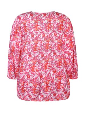 Ze-Ze Relly Print Blouse rose print | Freewear Relly Print Blouse - www.freewear.nl - Freewear