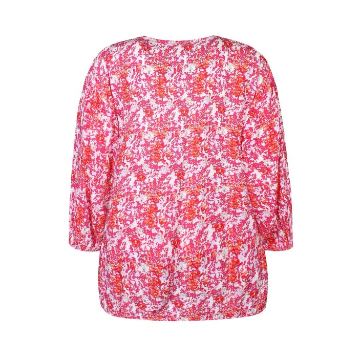 Ze-Ze Relly Print Blouse rose print | Freewear Relly Print Blouse - www.freewear.nl - Freewear
