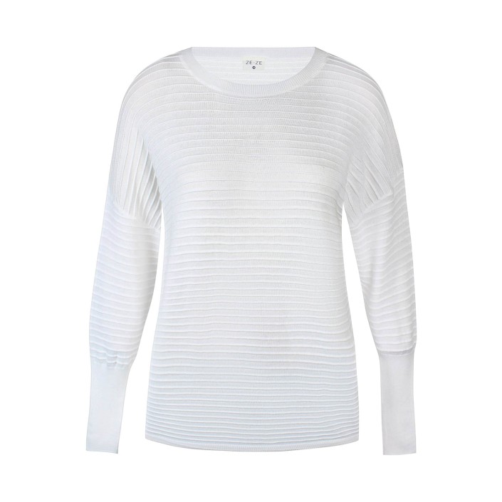 Ze-Ze Jojo Pullover wit | Freewear Jojo Pullover - www.freewear.nl - Freewear