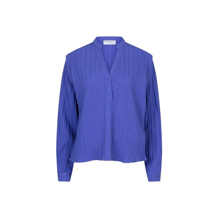 Lofty Manner Blouse Sophie Blue | Freewear Blouse Sophie - www.freewear.nl - Freewear