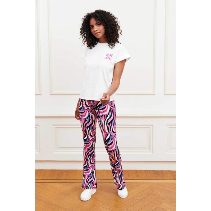 Lofty Manner T-shirt Willo white | Freewear T-shirt Willo - www.freewear.nl - Freewear