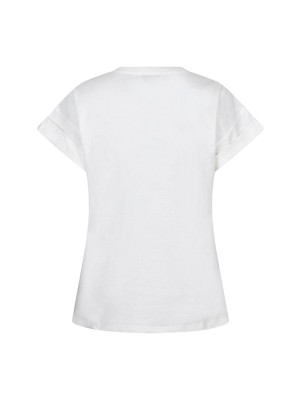 Lofty Manner T-shirt Shenna white | Freewear T-shirt Shenna - www.freewear.nl - Freewear
