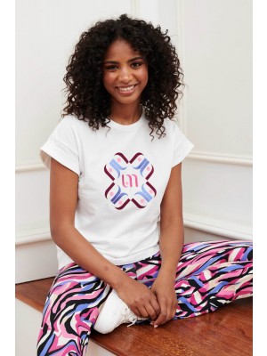 Lofty Manner T-shirt Shenna white | Freewear T-shirt Shenna - www.freewear.nl - Freewear