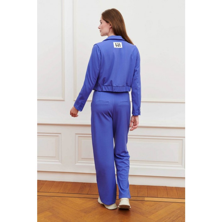 Lofty Manner Trouser Kate blue | Freewear Trouser Kate - www.freewear.nl - Freewear